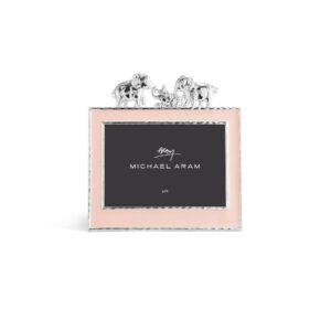 рамка за снимка michael aram elephant pink enamel 4x6