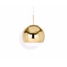 пендант tom dixon mirror ball led 40 gold