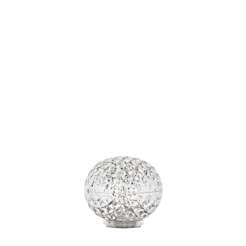 nastolna-lampa-bateria-mini-planet-transperant-kartell настолна лампа на батерия kartell mini planet transparent
