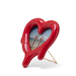 рамка за снимка seletti melted heart red