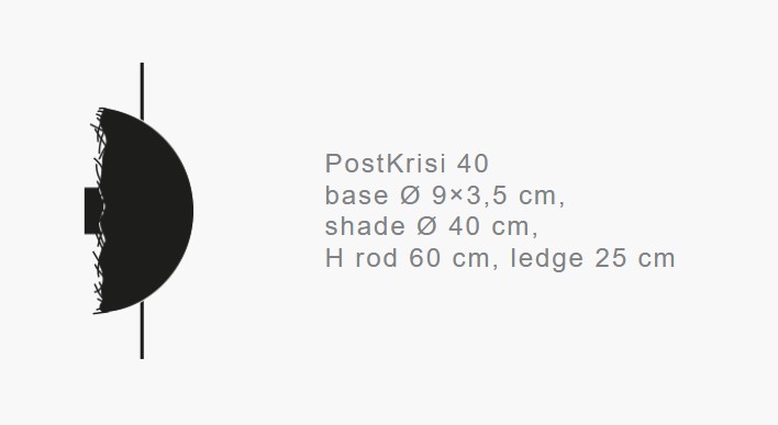 аплик за стена catellani & smith postkrisi w 40