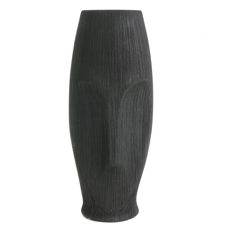 vaza-moai-ceramic-black-l-asiatides ваза asiatides moai ceramic black l