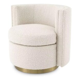 въртящо кресло eichholtz amanda boucle cream