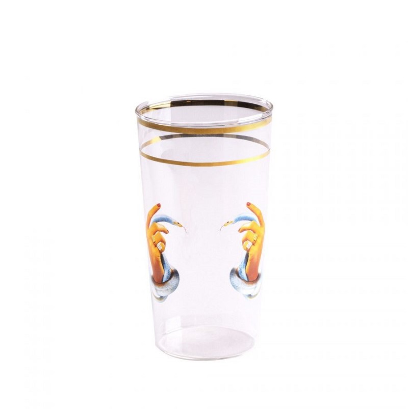 чаша seletti hands with snake