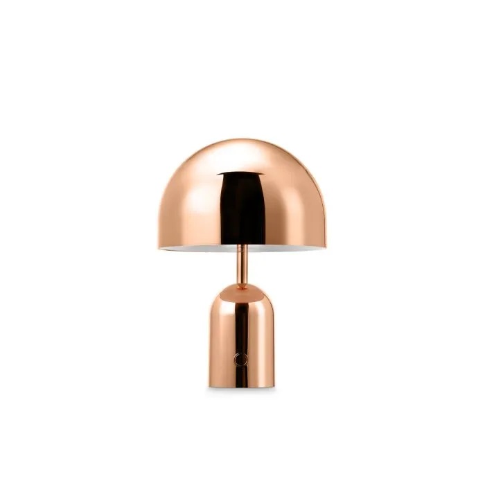 nastolna-lampa-bell-portable-led-copper-tom-dixon настолна лампа tom dixon bell portable led copper