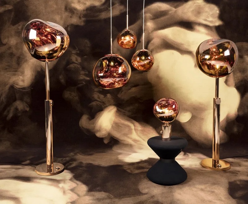 настолна лампа tom dixon melt copper