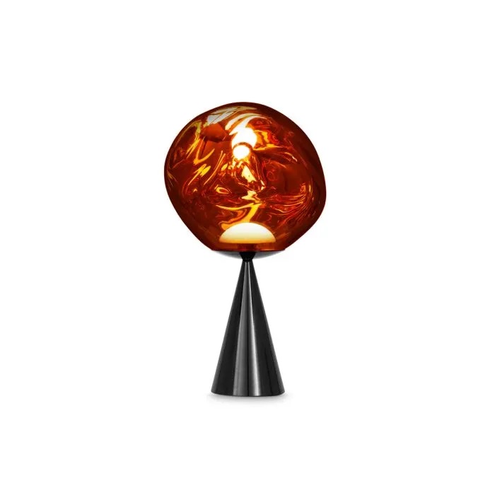 nastolna-lampa-melt-led-cone-fat-copper-tom-dixon настолна лампа tom dixon melt led fat cone copper