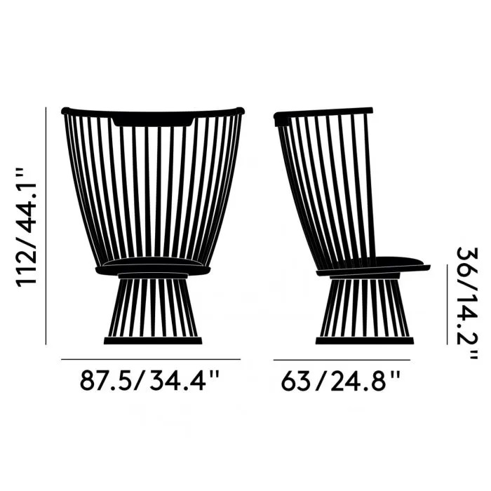 стол tom dixon fan black