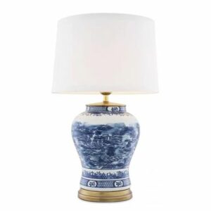 Настолна лампа Chinese Blue Eichholtz | Elegant Living Настолна лампа Chinese Blue Eichholtz
