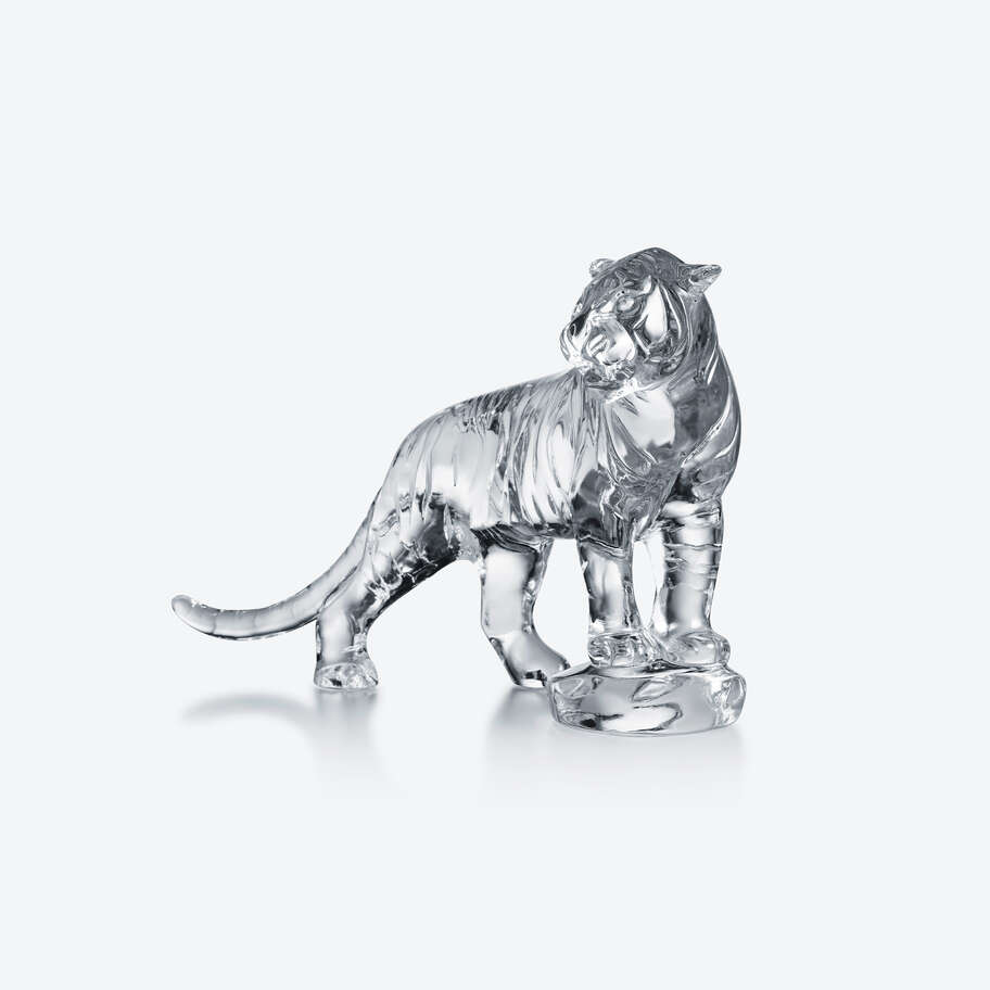 декорация baccarat bengal roaring sculpture