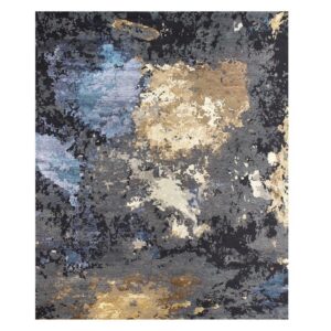 килим sitap luxiry elite charcoal blue gold