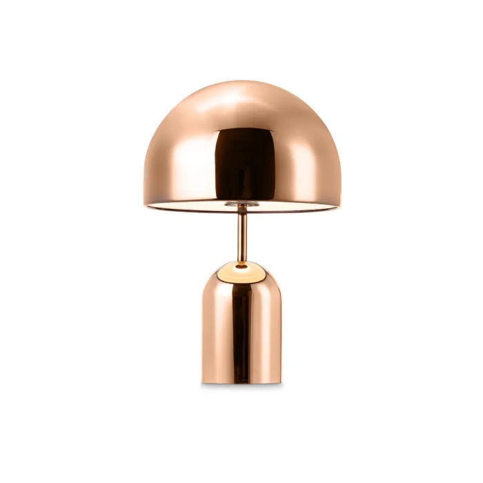 nastolna-lampa-bell-led-copper-tom-dixon настолна лампа tom dixon bell led copper