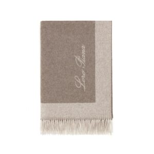 одеяло loro piana plaid jacquard lp 200x150 col brown stone