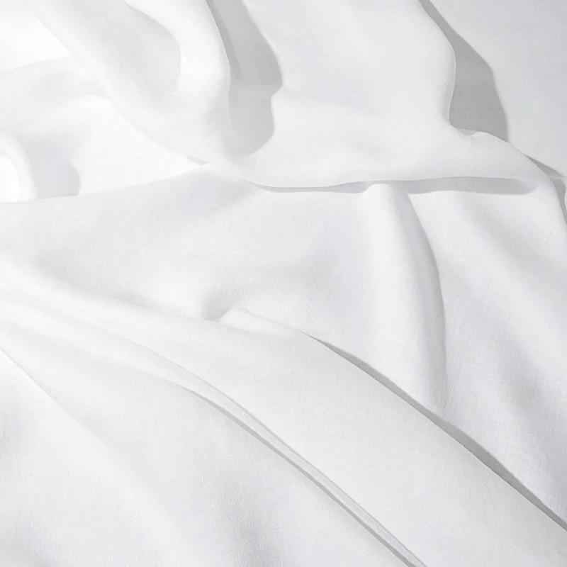 покривка за маса l'objet linen sateen white medium
