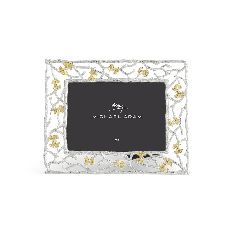 ramka-za-snimka-butterfly-ginkgo-luxe-5x7-michael-aram рамка за снимка michael aram butterfly ginkgo luxe 5x7