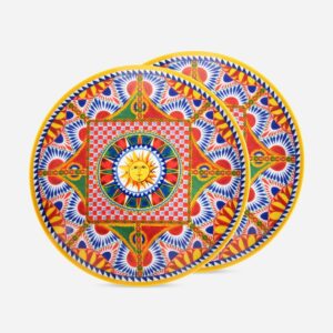 сет 2 броя чинии за основно dolce&gabbana carreto tc0s04tca21uc067