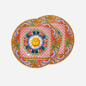сет 2 броя чинии за супа dolce&gabbana carreto tc0s05tca21uc067