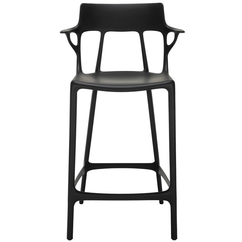 stol-a-i-recycled-black-65cm-kartell стол kartell a.i. stool recycled black
