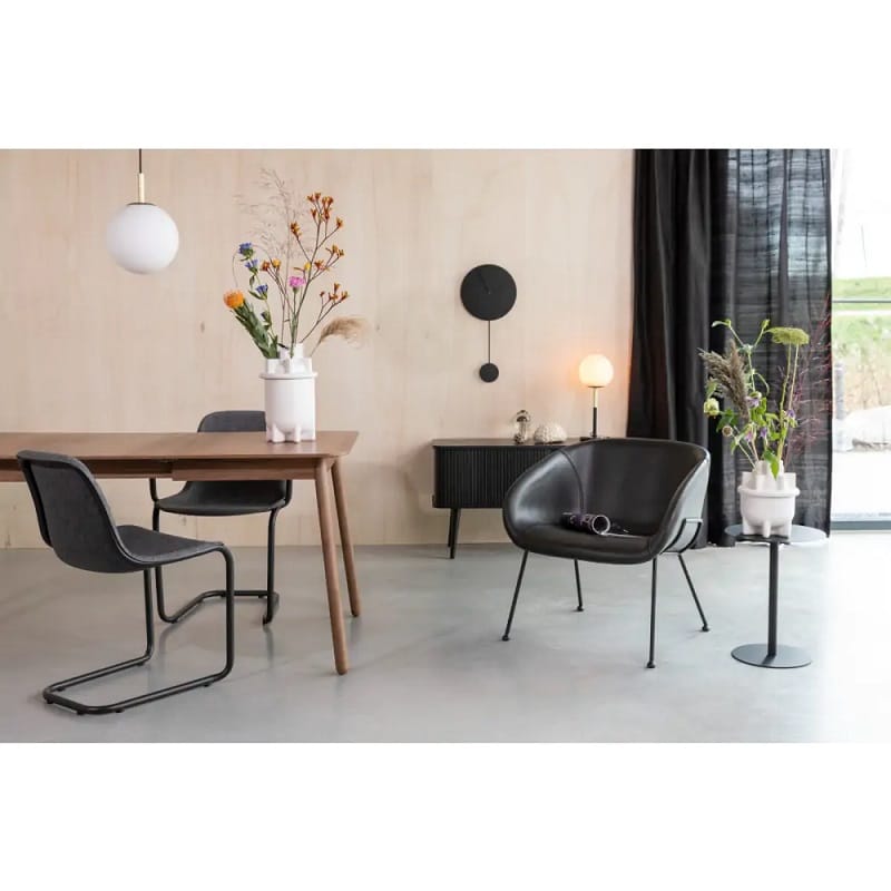 стенен часовник zuiver minimal black
