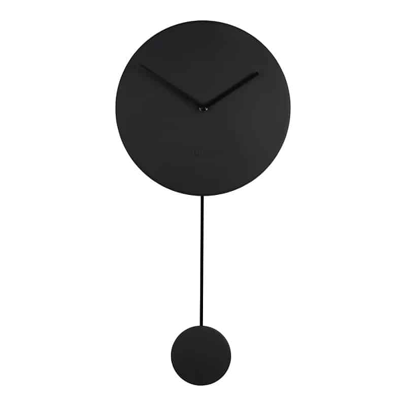 stenen-chasovnik-minimal-black-zuiver стенен часовник zuiver minimal black