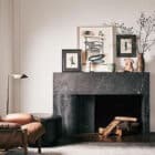 килим the rug company bamboo and wool border charcoal