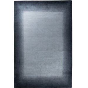килим the rug company bamboo and wool border charcoal