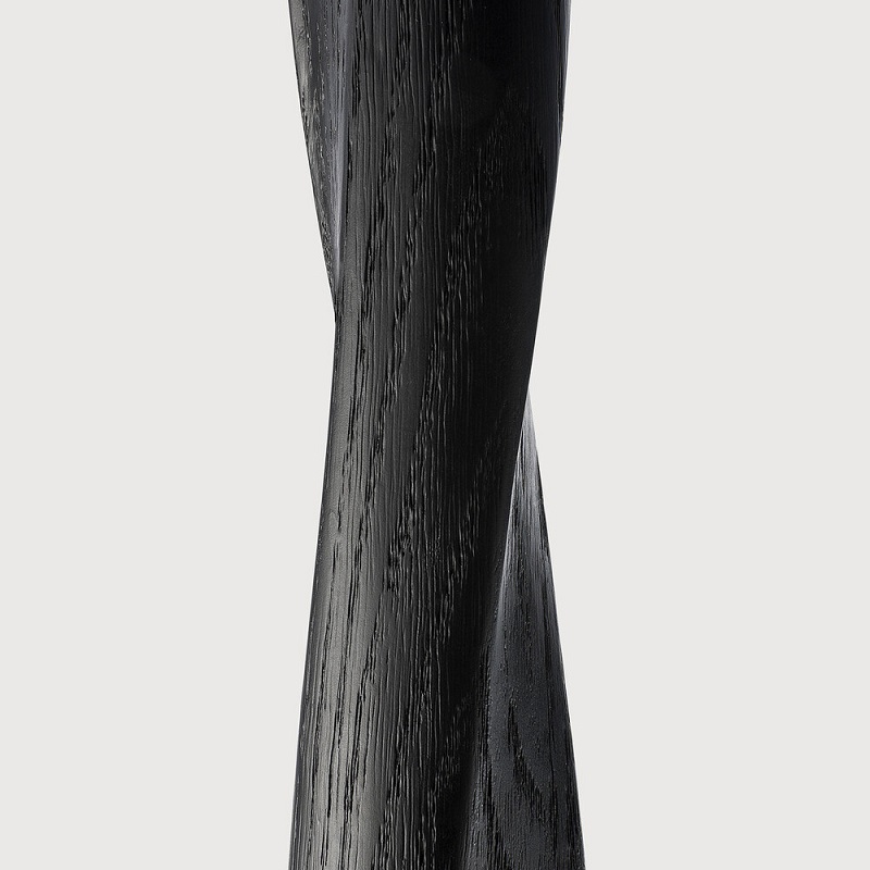 маса ethnicraft torsion round oak black 127
