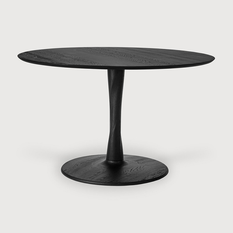 masa-torsion-round-oak-black-127-ethnicraft маса ethnicraft torsion round oak black 127
