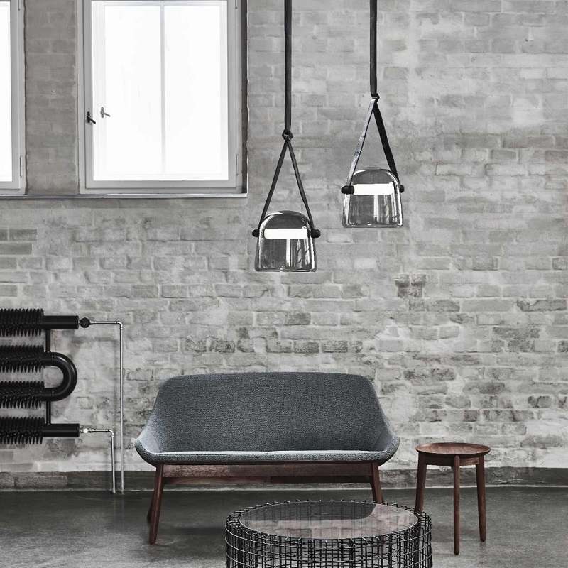 пендант brokis mona medium smoke grey