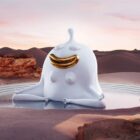 поставка за ароматни пръчици l'objet haas meditator white