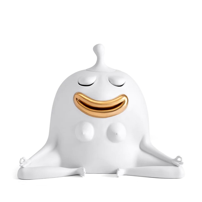 postavka-za-aromatni-pruchici-haas-meditator-white-lobjet поставка за ароматни пръчици l'objet haas meditator white