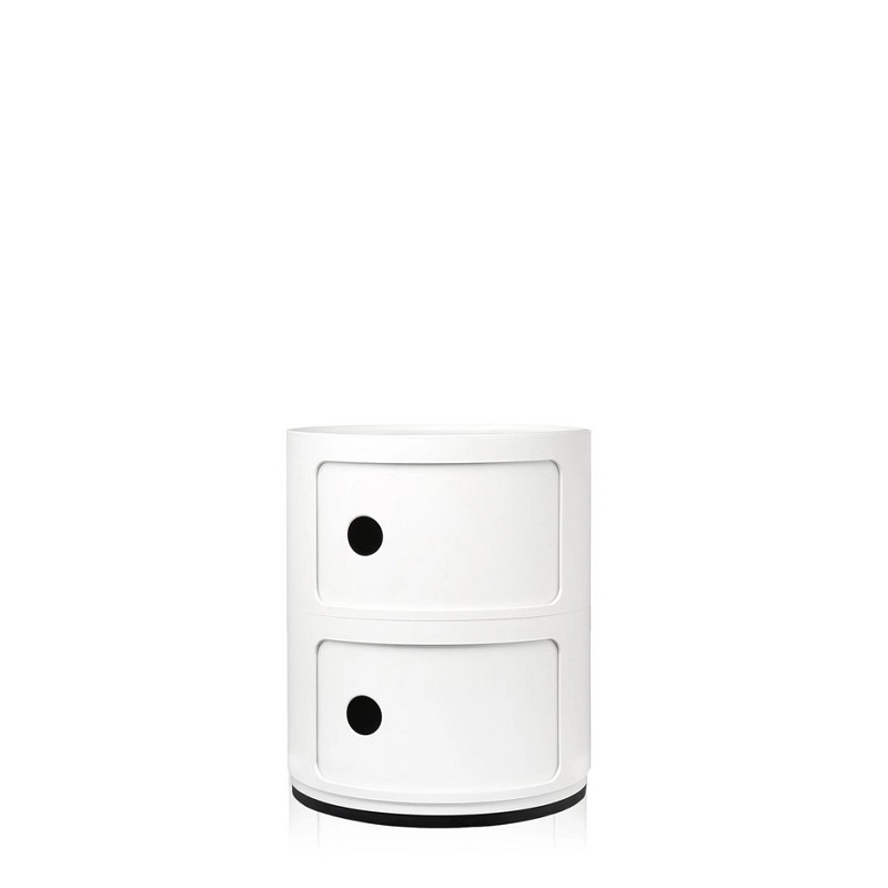 shkaf-componibili-classic-2elements-white-kartell шкаф kartell componibili classic 2 elements white