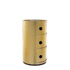 шкаф kartell componibili metal 3 elements gold