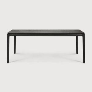 трапезарна маса ethnicraft bok oak black 200