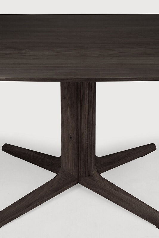 трапезарна маса ethnicraft corto square oak brown
