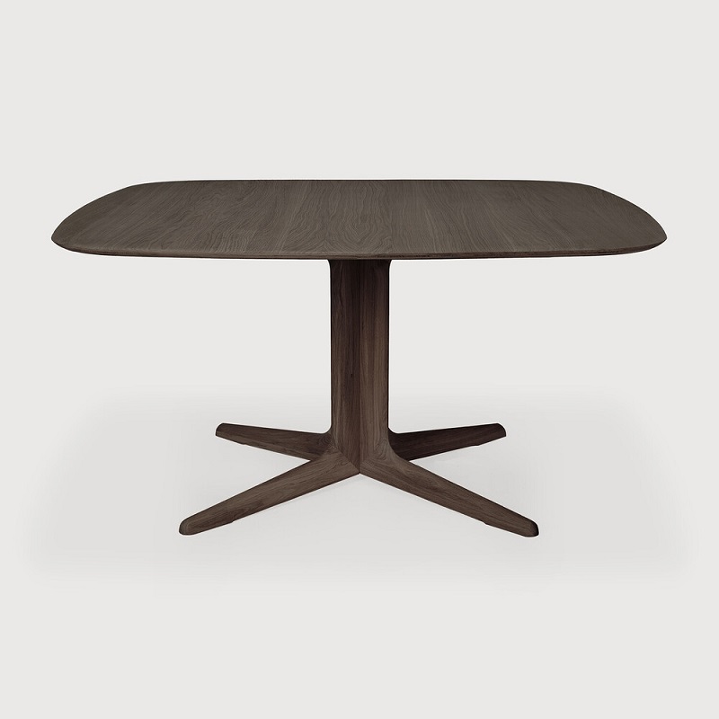 trapezarna-masa-corto-square-oak-brown-ethnicraft трапезарна маса ethnicraft corto square oak brown