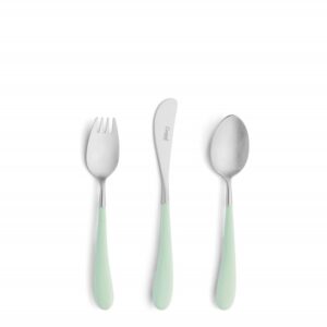детски прибори за хранене cutipol alice celadon matte