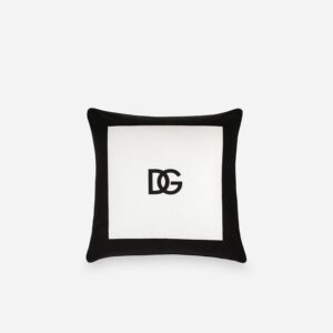 декоративна възглавница dolce gabbana dg logo cotton gabardine small
