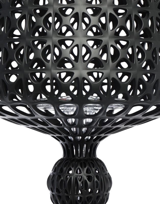 настолна лампа kartell mini kabuki black