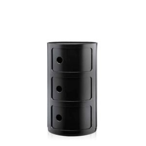 шкаф kartell componibili classic 3 elements black