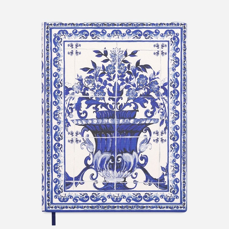 tetradka-blank-blu-mediterraneo-large-dolce-gabbana тетрадка dolce gabbana blu mediterraneo blank large