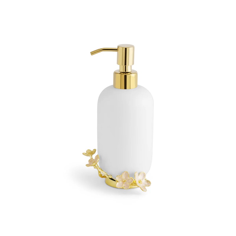 dispenser-za-sapun-cherry-blossom-bath-michael-aram диспенсър за сапун michael aram cherry blossom bath