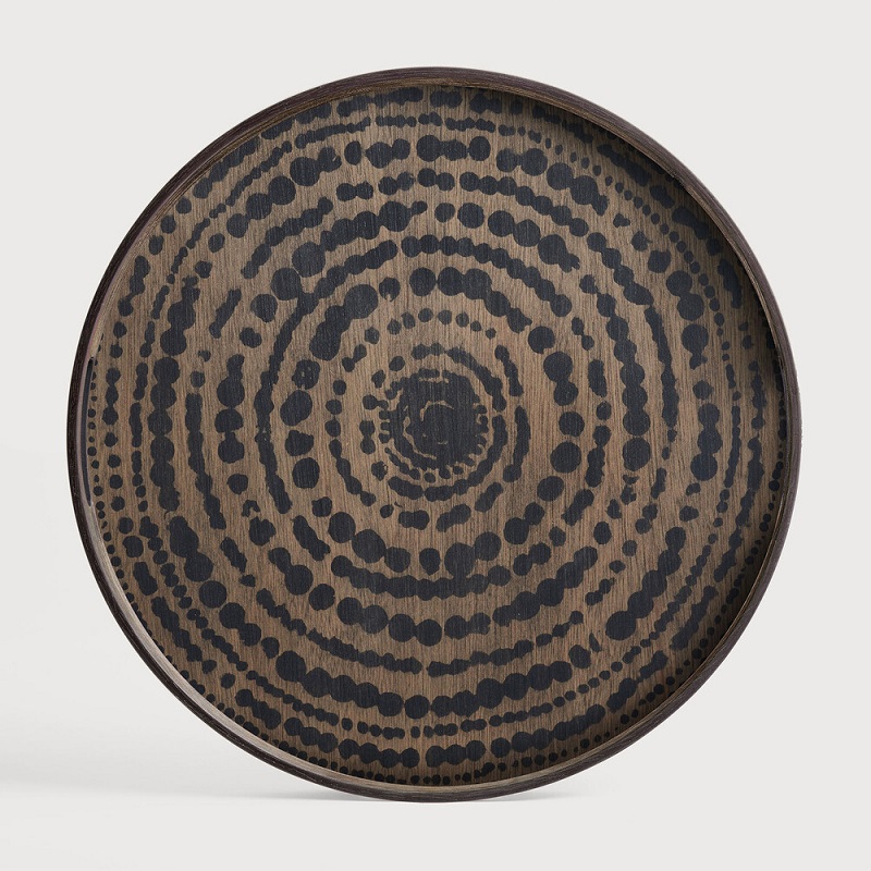 podnos-black-beads-ethnicraft поднос ethnicraft black beads
