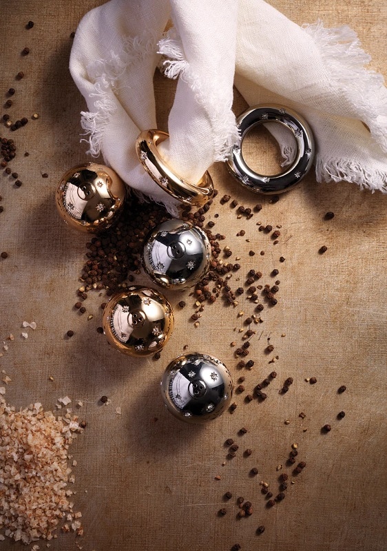 комплект за сол и пипер l'objet stars gold