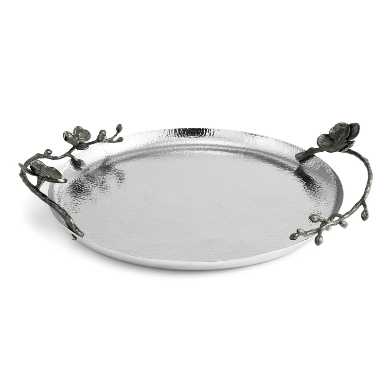 podnos-black-orchid-round-michael-aram поднос michael aram black orchid round