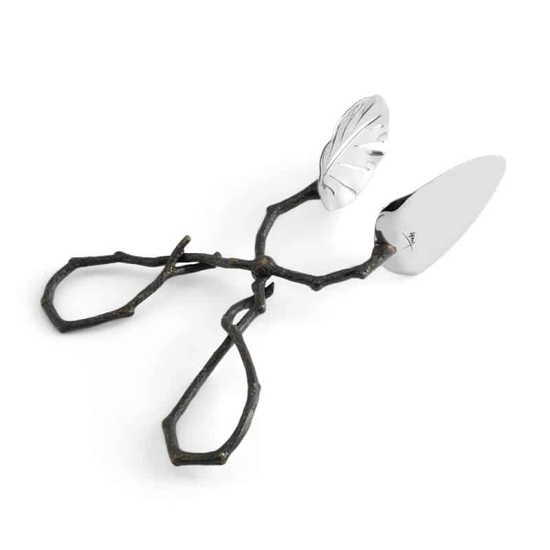shtipka-za-servirane-twig-pastry-tongs-michael-aram щипка за сервиране michael aram twig pastry tongs