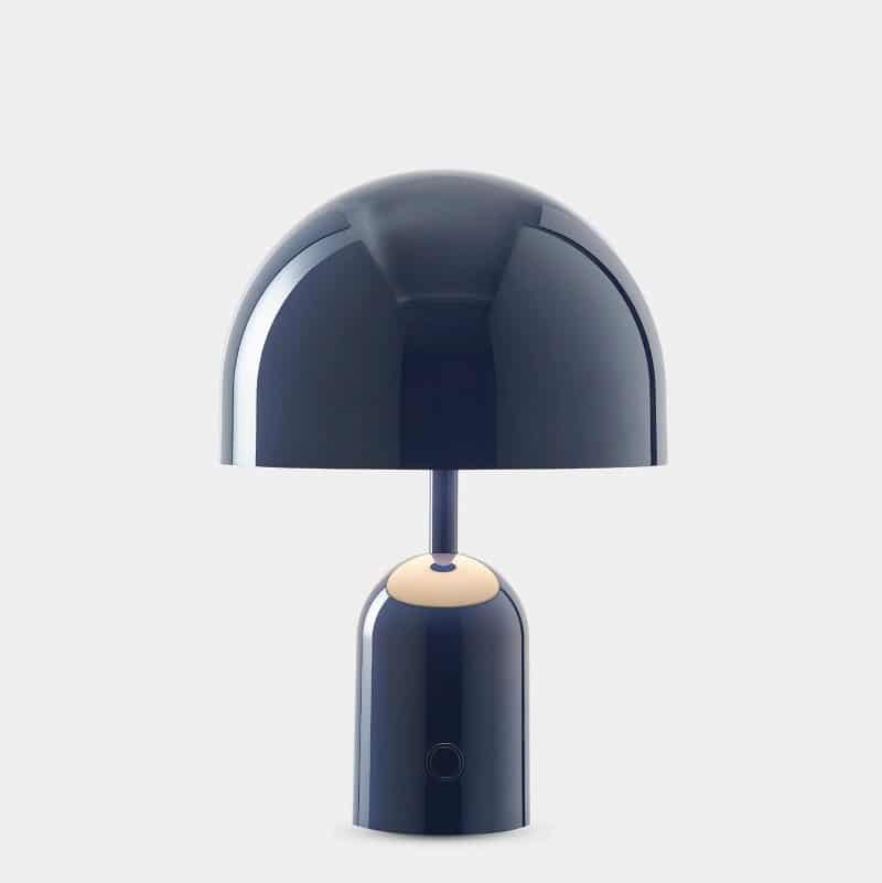 nastolna-lampa-bell-portable-led-indigo-tom-dixon настолна лампа tom dixon bell portable led indigo