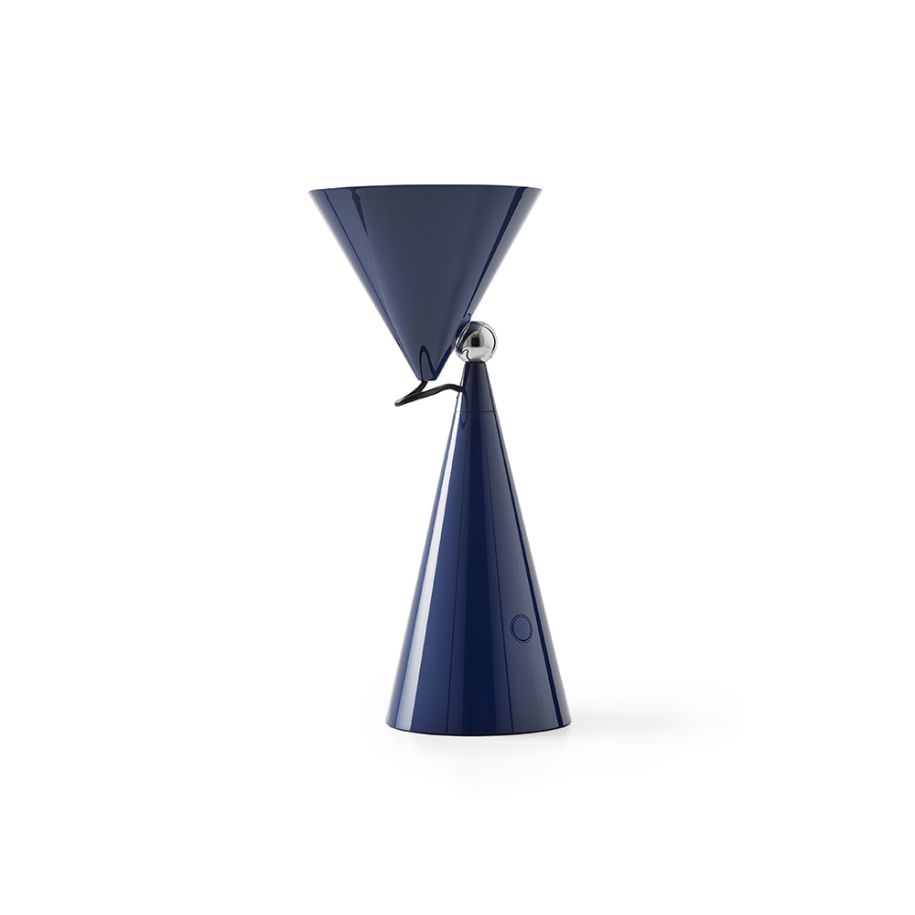 настолна лампа tom dixon pose portable indigo