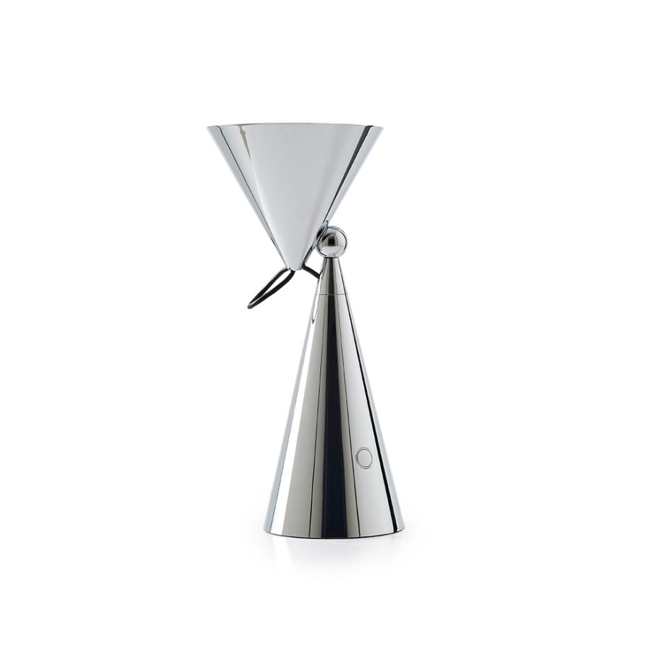 настолна лампа tom dixon pose portable silver