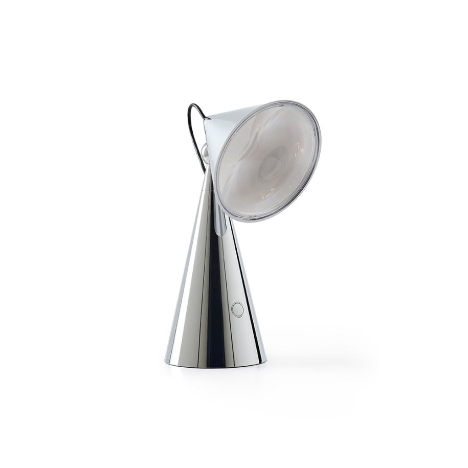 nastolna-lampa-pose-portable-silver-tom-dixon настолна лампа tom dixon pose portable silver
